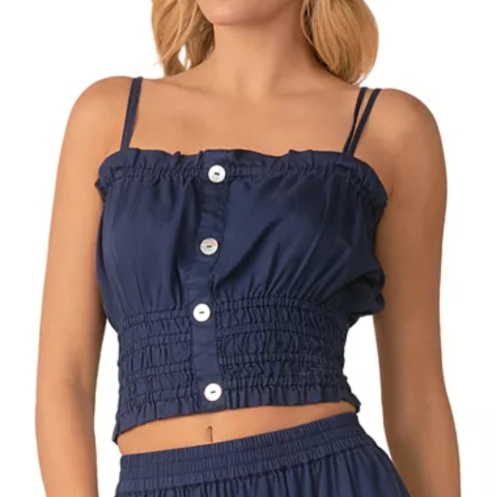 Elan navy blue tank top - size medium- NWT
